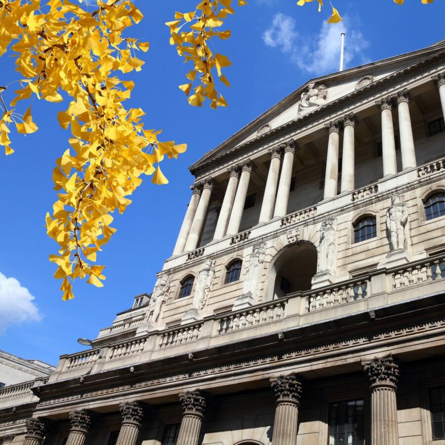 exterior photo of the Bank of England